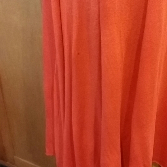 Forever 21 Orange Dress Medium - Picture 5 of 5